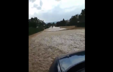 Una tormenta caída en Domeño, Arboniés y Usún deja 80 litros por metro cuadrado