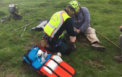 Rescatado un montañero en Isaba