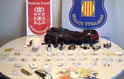 Desarticulada una banda que cometió 12 robos en domicilios en Navarra