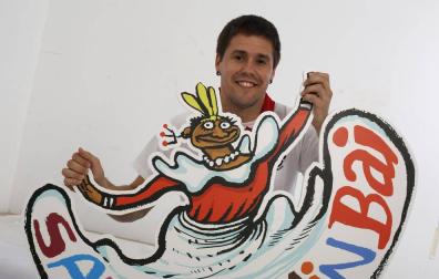 Imanol Azkona, presidente de la Federación de Peñas de Pamplona.
