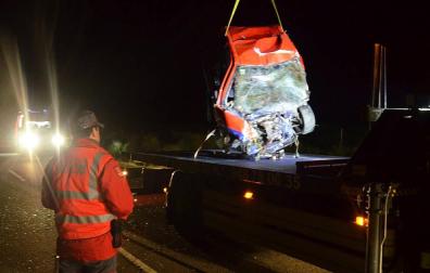 Fallece un vecino de Tudela de 25 años en un choque frontal en Corella