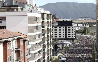Miles de personas en la manifestación contra la sentencia del 'caso Alsasua'