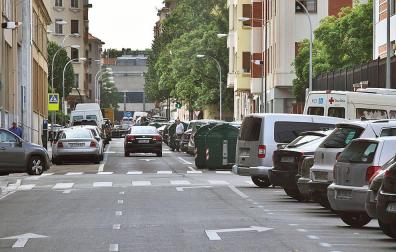 Sofocado un incendio en un patio interior de la calle Olite