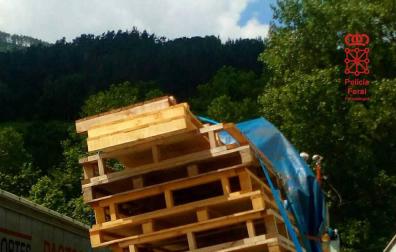 Inmovilizado un camionero en Sunbilla por dar positivo en cocaína