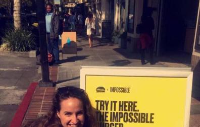 Una navarra en Silicon Valley creando la 'hamburguesa imposible'