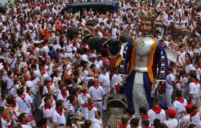 Así será el recorrido de los Gigantes en su primera salida por San Fermín