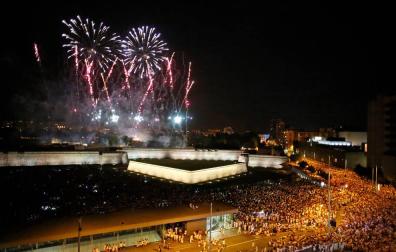 276.000 personas han visto los fuegos artificiales en Yanguas y Miranda y vuelta del Castillo