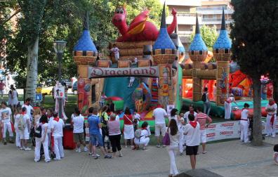 El parque de 'Menudas fiestas' volverá en San Fermín a Conde Rodezno