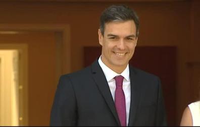 Pedro Sánchez recibe a Susana Díaz en la Moncloa