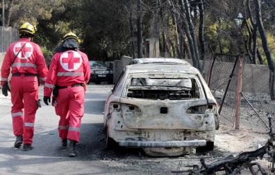 Grecia responde a la catástrofe de los incendios con una ola de solidaridad