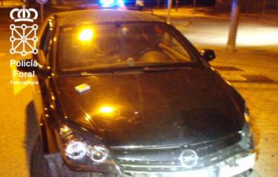 Una mujer se fuga en Allo tras negarse a realizar la prueba de alcoholemia