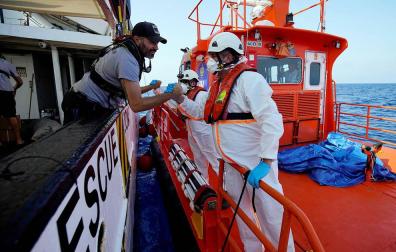 Los migrantes del Open Arms no tendrán el "estatus especial" de los del Aquarius