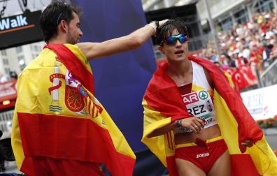 Álvaro Martín y María Pérez dan a España un doblete de oro histórico
