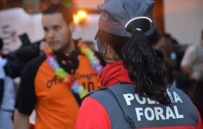 La Policía Foral organiza un dispositivo especial para las  fiestas de Tafalla