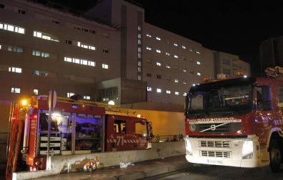 Una detenida por el incendio en un hospital de Urgencias de Tenerife