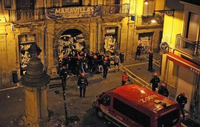 Comienza de madrugada el desalojo del gaztetxe Maravillas