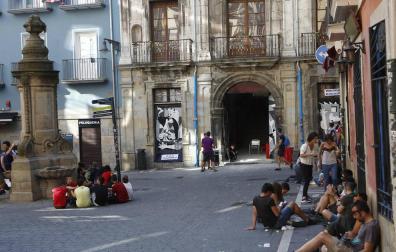 Regreso nocturno al gaztetxe 'Maravillas'