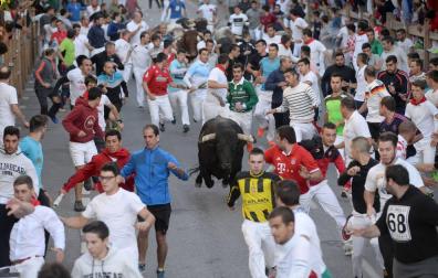 El penúltimo encierro de Tafalla deja tres heridos y un trasladado al CHN