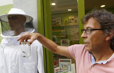 Un comerciante alerta de la presencia de avispas asiáticas en Pamplona