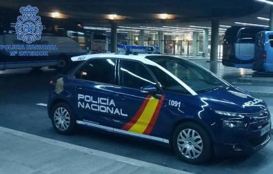 Detenido en la estación de autobuses de Pamplona con medio kilo de hachís