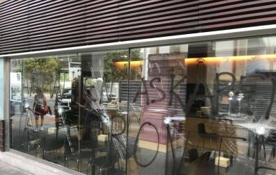 Denuncian el ataque de animalistas a la sede del Club Taurino de Pamplona