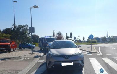 Heridos un ciclista y un peatón tras ser atropellados este lunes en Pamplona