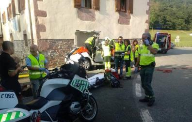 El accidente de Oronoz se produjo en una huida policial