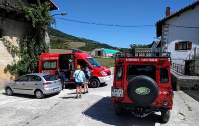 Rescatada una peregrina entre Lintzoain y el puerto de Erro