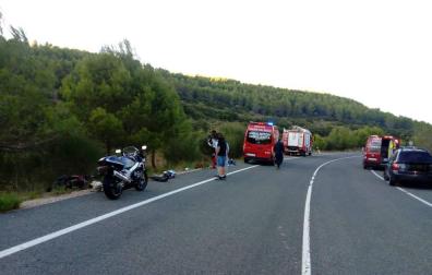 Fallece un motorista en un accidente de tráfico en el alto de Lerga