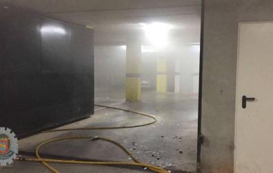 Trasladadas dos niñas al hospital de Tudela por un incendio en una vivienda