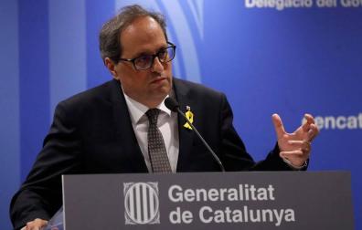 Torra, a Sánchez sobre recurrir al TC la moción del 9N: "Empezamos mal, presidente"