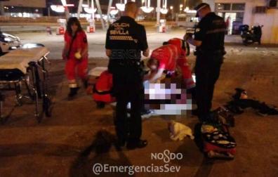 Muere un motorista en Sevilla cuando huía de la Policía