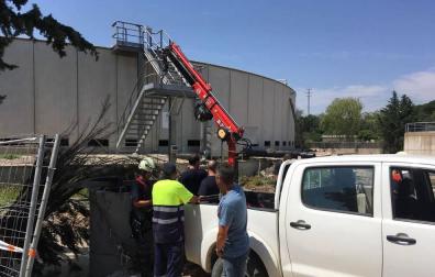 Mueren dos trabajadores en un accidente en la depuradora de Corella