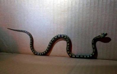 Capturan una culebra en el cuarto de estar de una vivienda en Caparroso