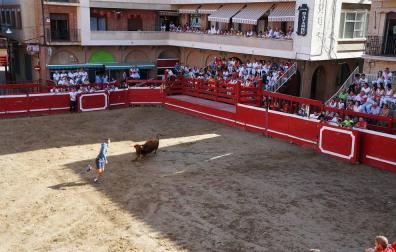 Imágenes del día del entreverao en las fiestas de Villafranca.