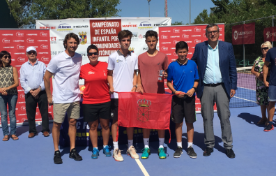 La selección navarra infantil, subcampeona de España