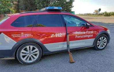 Detenido un vecino de Peralta cuando iba a cazar bajo los efectos de las drogas