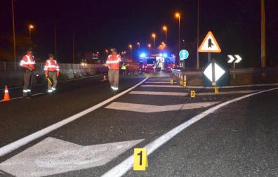 Un motorista fallece tras salirse de la vía en la Autovía del Norte en Alsasua