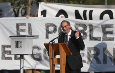 Torra dice que los CDR "hacen bien presionando" e insta a seguir haciéndolo
