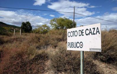 Imagen de una de las zonas del coto de caza de Montes de Cierzo de Tudela.