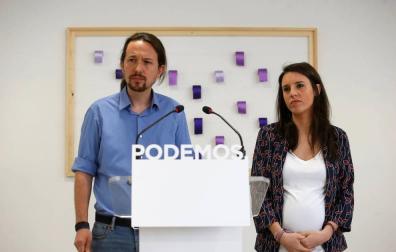 Irene Montero da a luz en un hospital madrileño a los seis meses de embarazo
