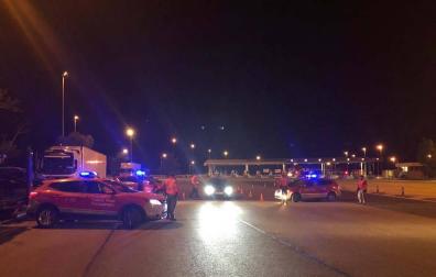 Imputado un conductor sevillano en Marcilla por circular con un carnet falso
