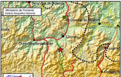 Dos pequeños terremotos este domingo en Elizondo