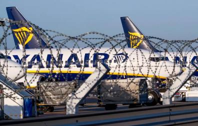 Ryanair cancela 190 vuelos el viernes por la huelga de tripulantes