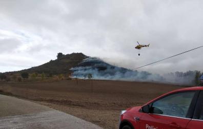 Buscan al autor de varios fuegos en la Comarca de Pamplona