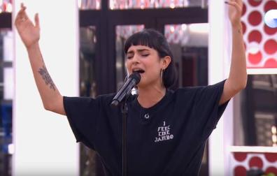 Natalia en el primer pase de micros, "de las mejores cosas que se han visto en OT"