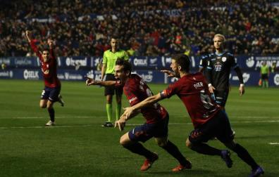 Un gol de Iñigo Pérez en el 89 da la victoria a Osasuna ante el Lugo