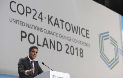 Sánchez anuncia que España alcanzará cero emisiones de CO2 en 2050