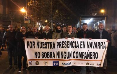 La Guardia Civil pide que se respete su presencia en Navarra