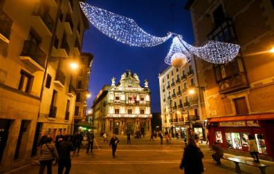 Este viernes se encienden las luces de Navidad en las calles de Pamplona